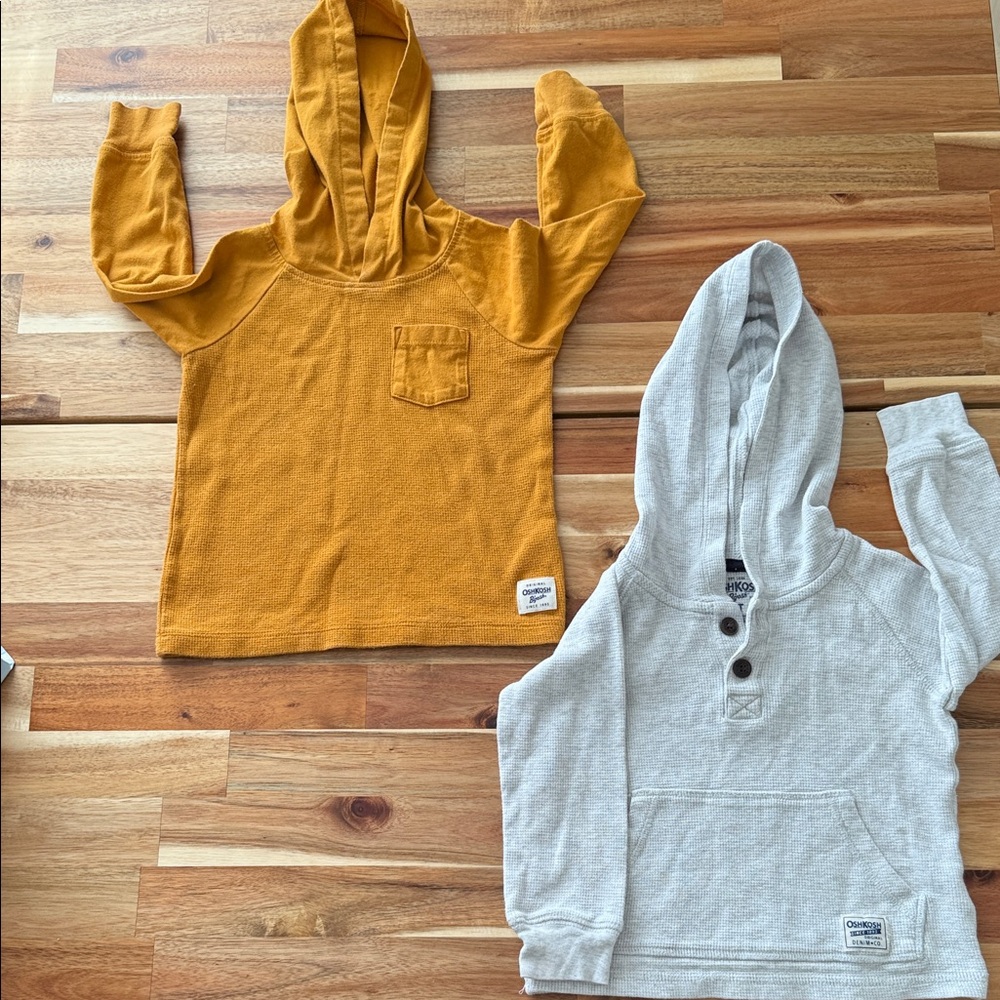OshKosh B'gosh Kids Hoodie Set - Gold and Cream